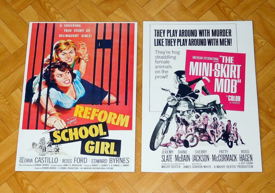 "Bad Girl" Movie Posters 2 kpl. koko A3