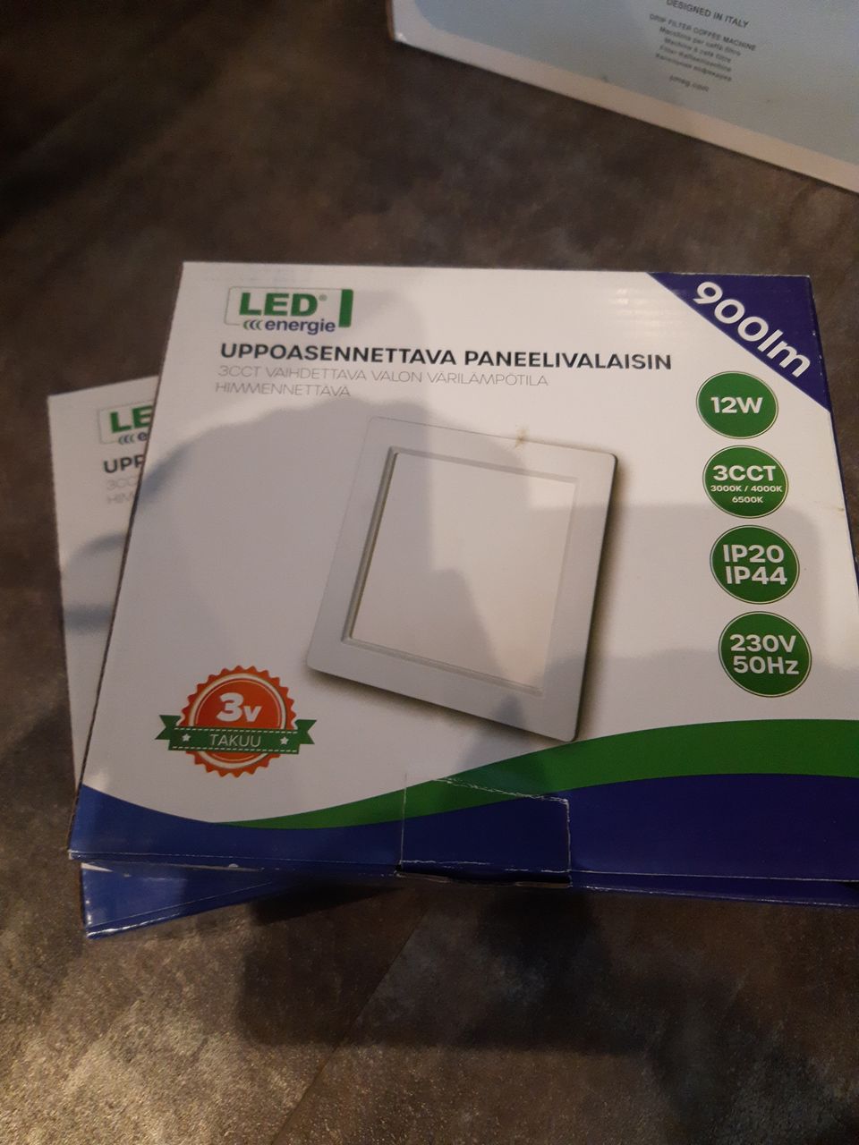 Uppoasennettava LED-paneelivalaisin 2kpl