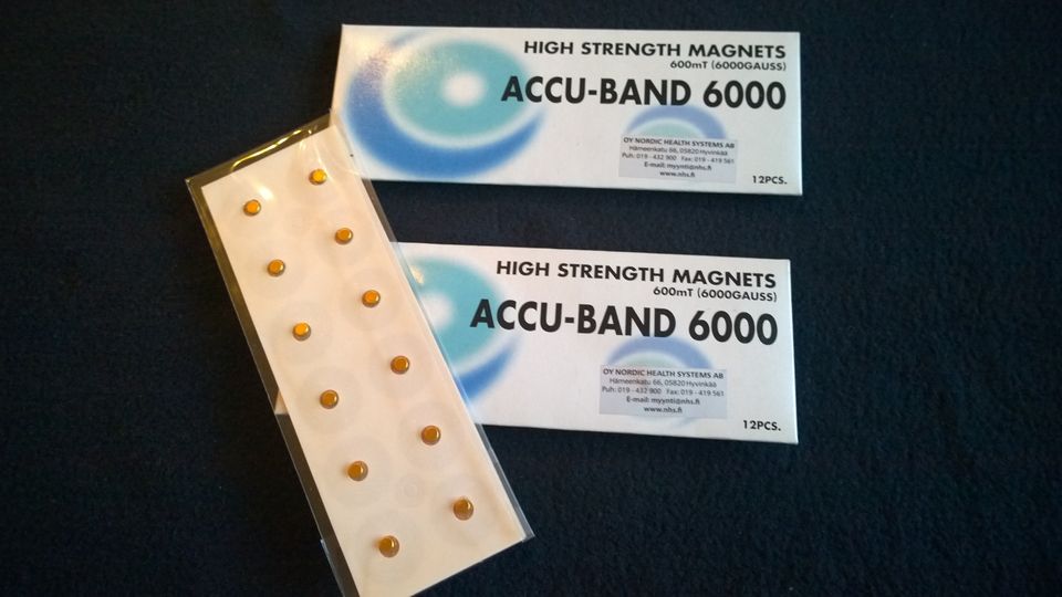 Accu Band 6000 gaussin magneetteja, uusia