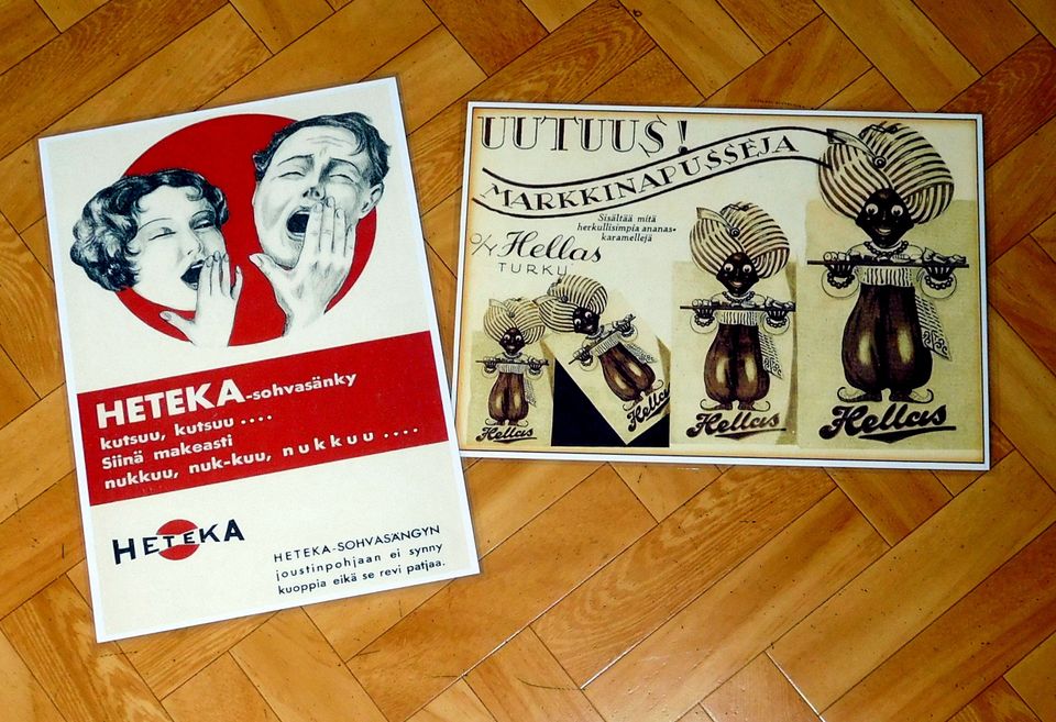 1920-30-l:n mainosmaailmaa, painokuvat