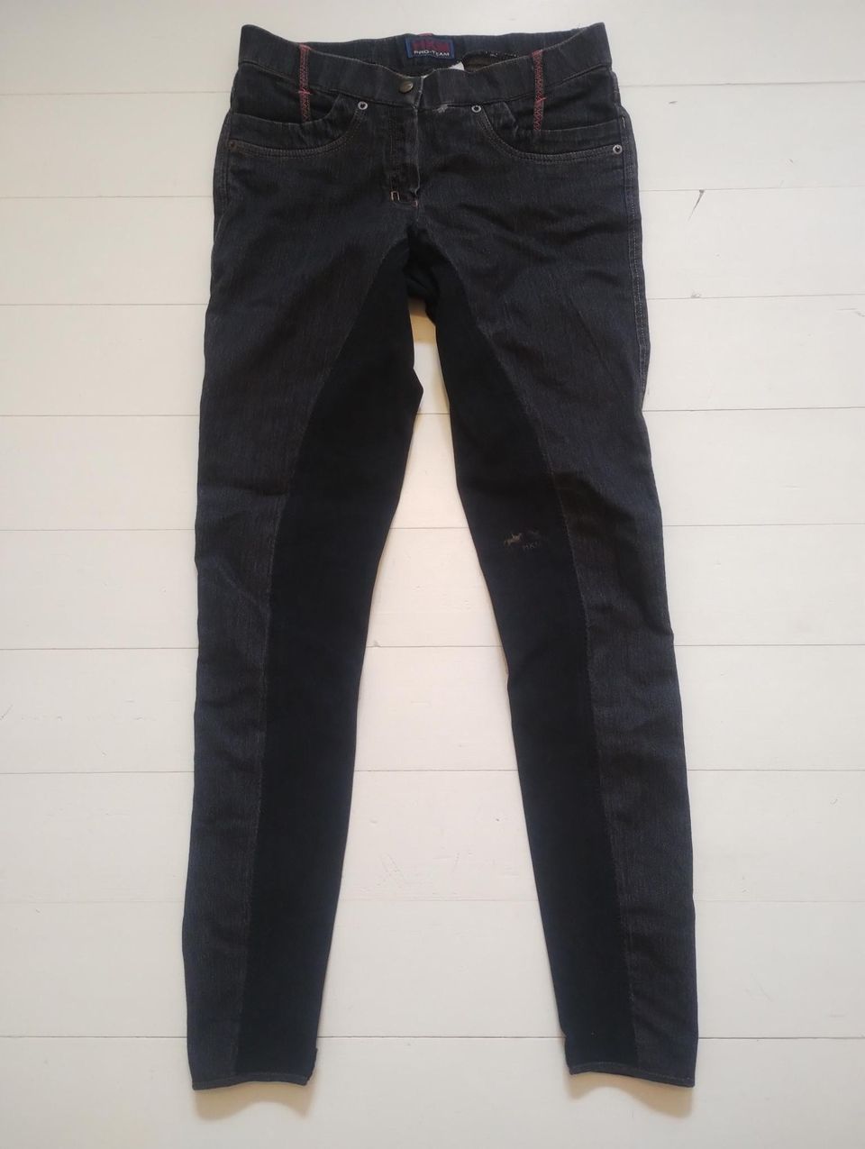 HKM denim ratsastushousut koko 38