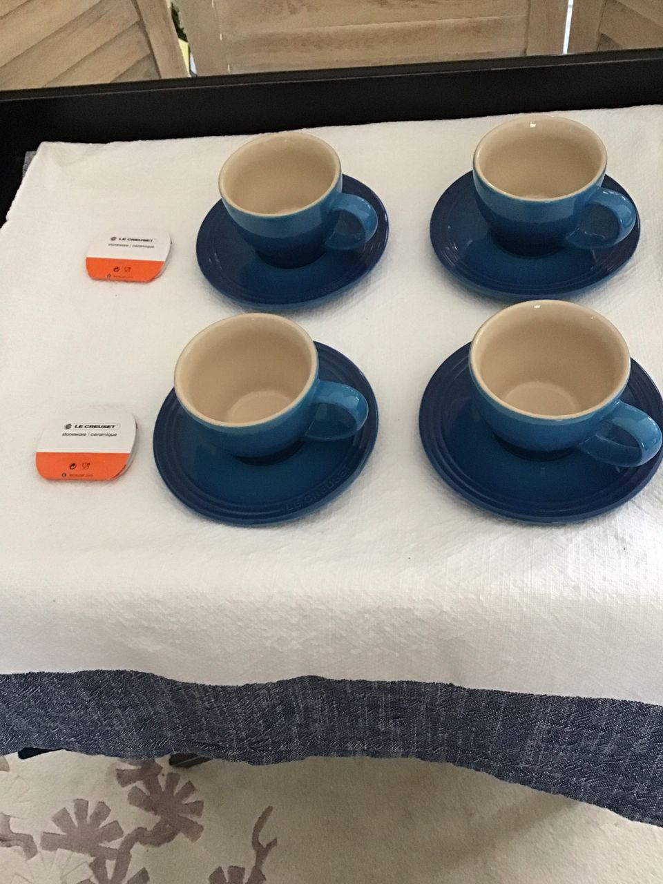 Le Creuset set of 2 capuccino cups x 2