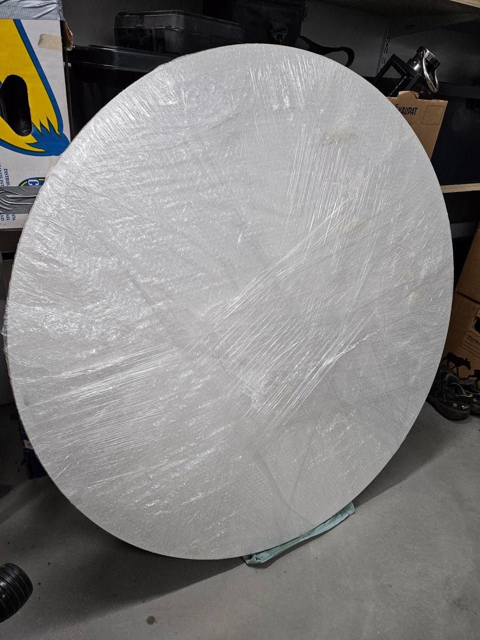 Ikea pyöreä pöytälevy 118 cm
