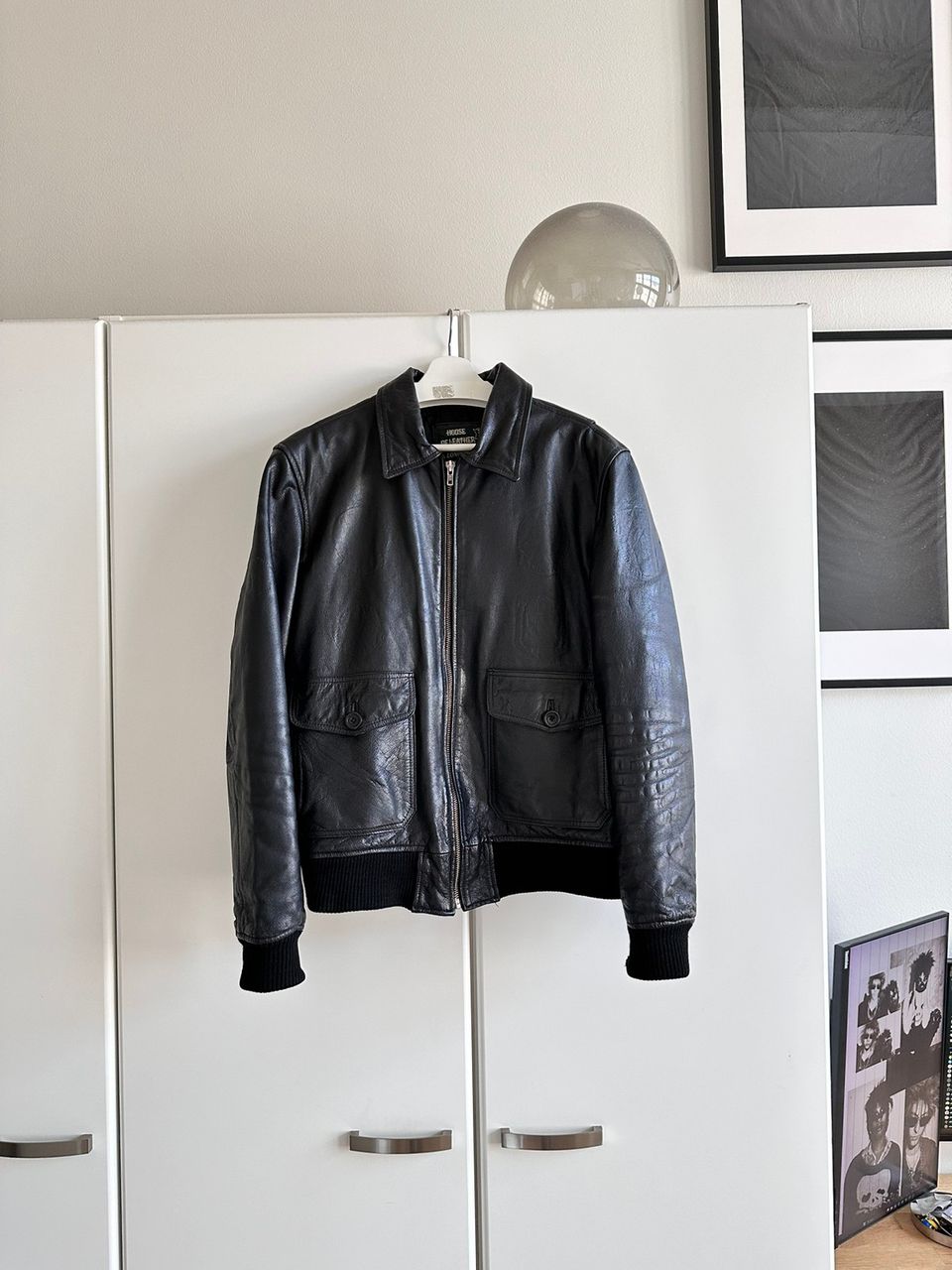 House Of Leather A2 Bomber-takki