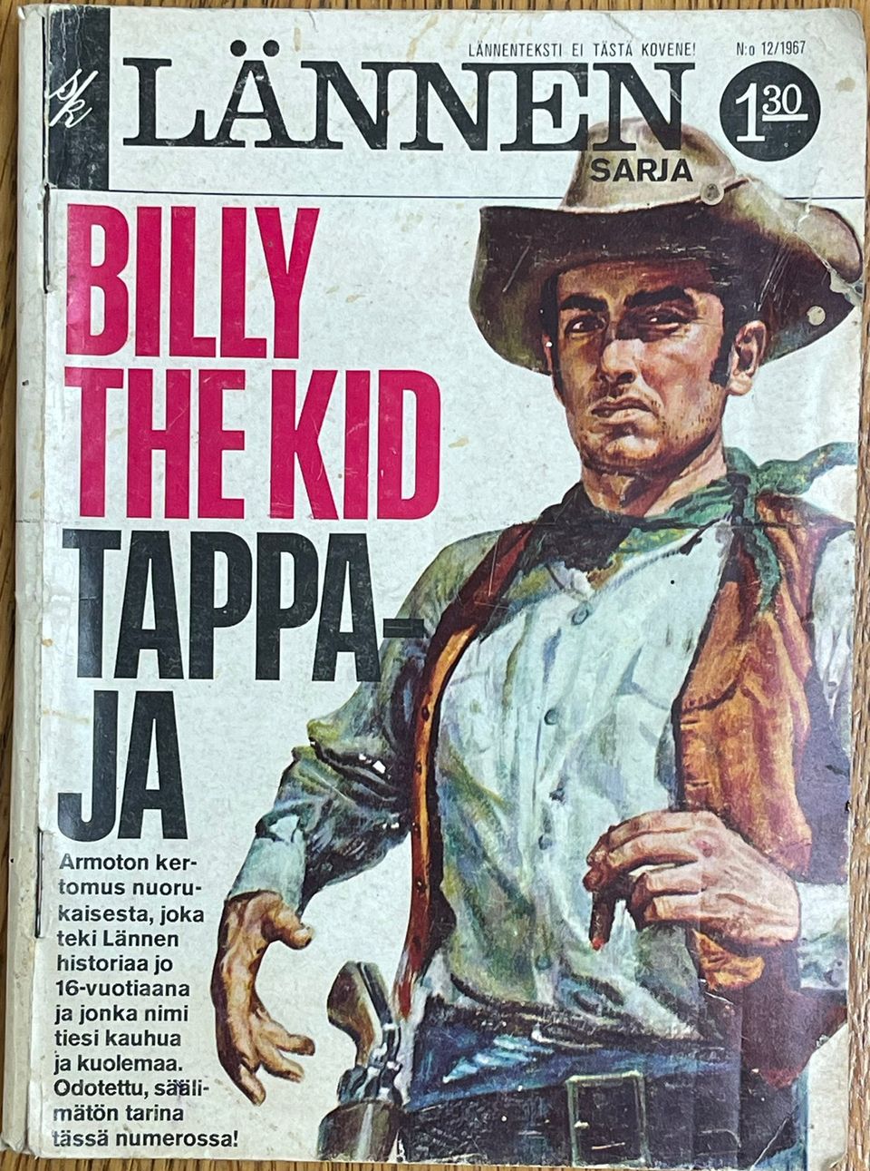 Lännen sarja - 12/1967 Billy the Kid - Tappaja