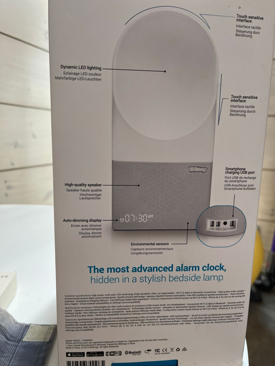 Withings Aura Connected Alarm Clock
