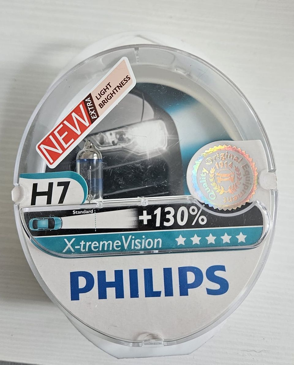 Philips X-treme Vision H7-kantainen polttimo, 1 kpl