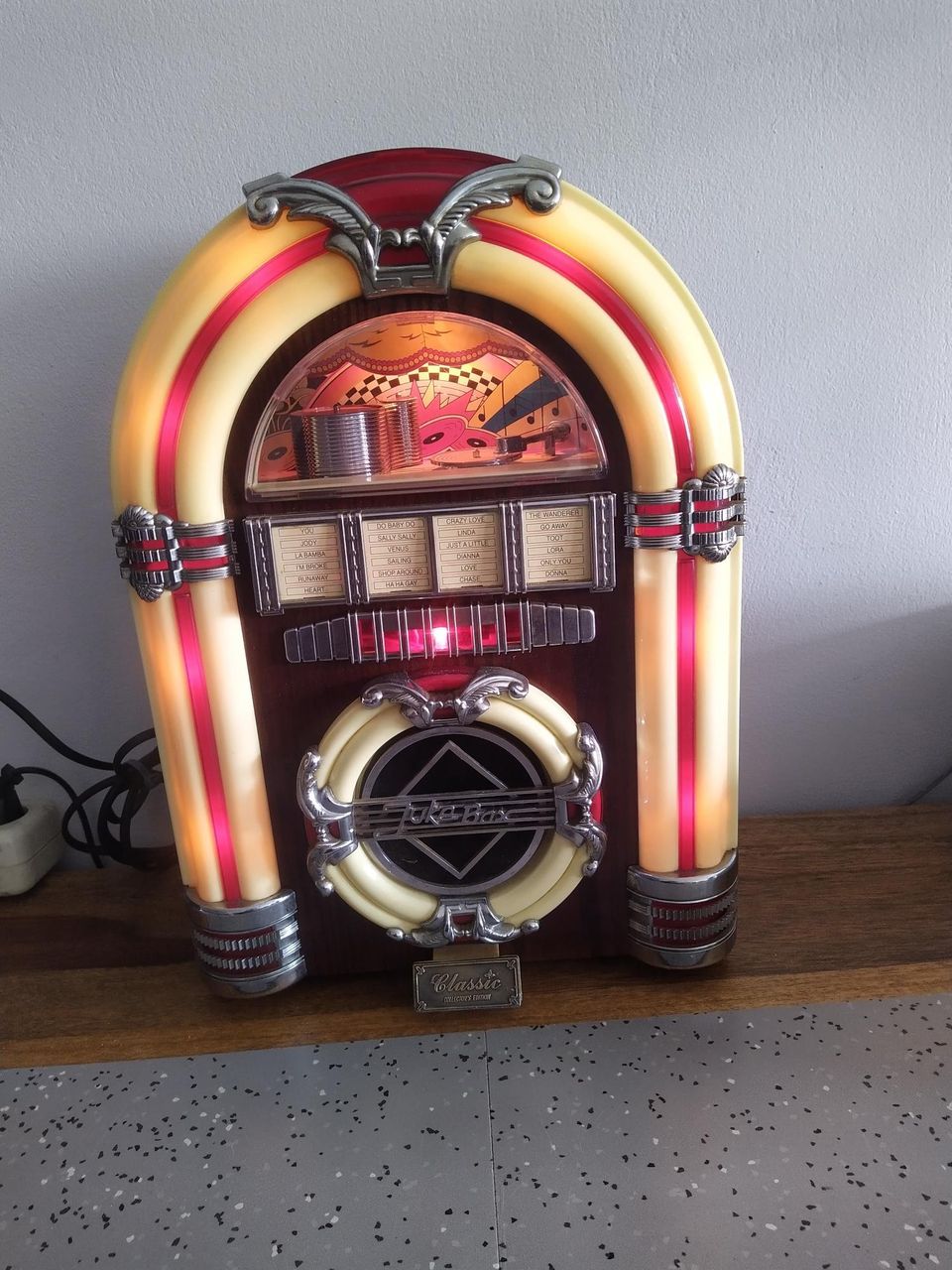 Jukebox radio/kasettisoitin