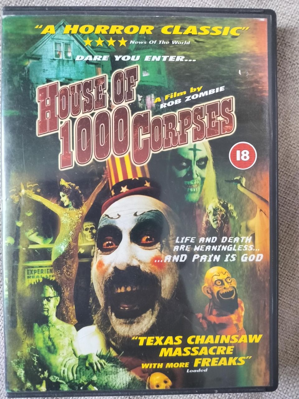 House of 1000 corpses, dvd