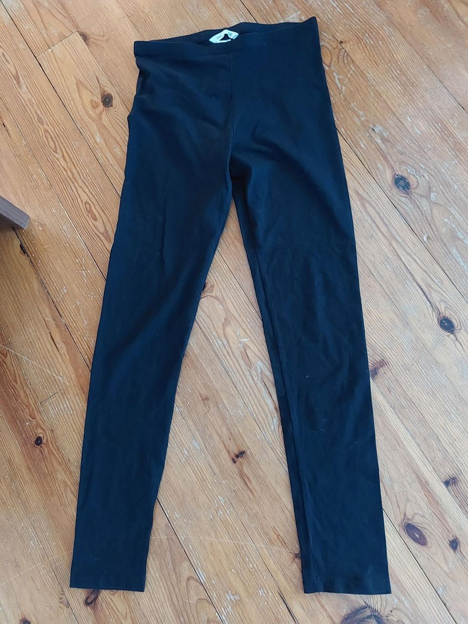 H&M mustat leggingsit koko 152cm