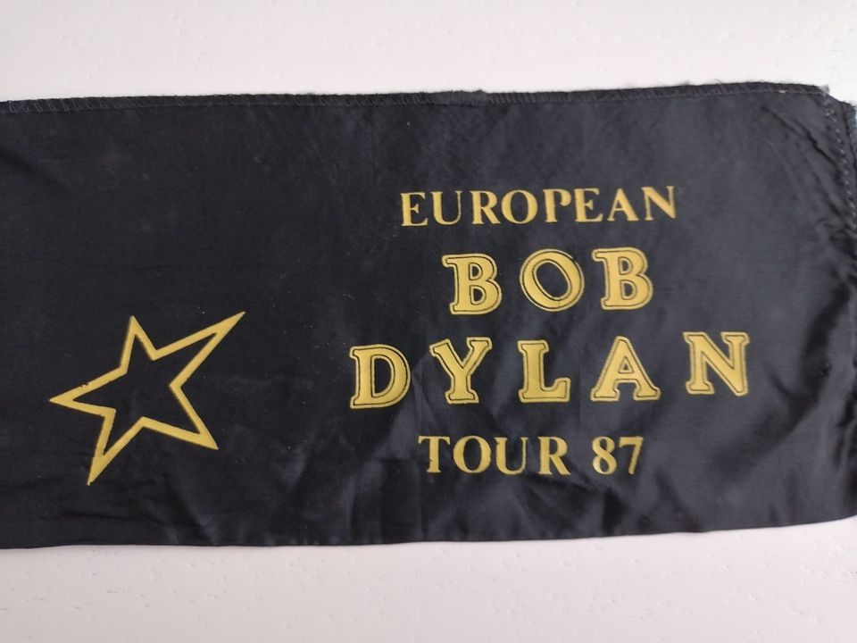 Bob Dylan 1987 European Tour banner