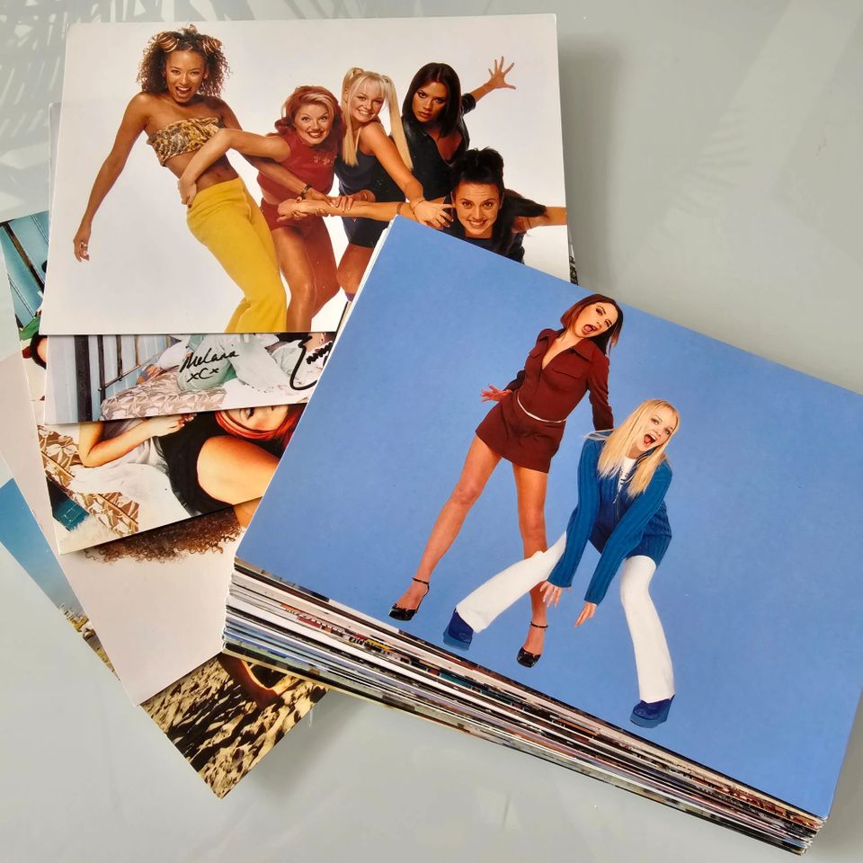 Spice Girls keräilyvalokuvat ja postikortit