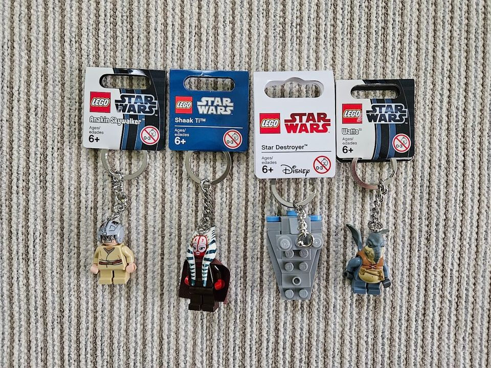 Lego Star Wars avaimenperiä (käyttämättömiä)