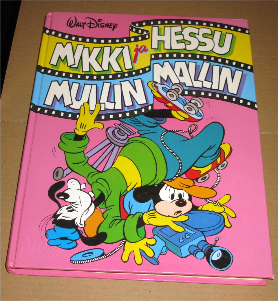 Jättikirja Mikki ja Hessu mullin mallin 1.p 1991