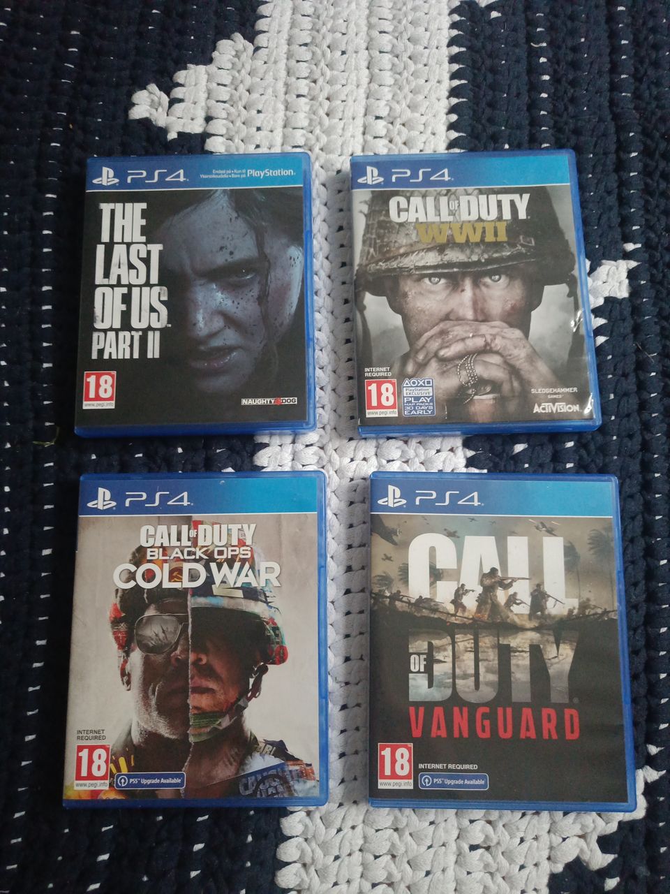 Ps4 pelejä kaikki muut 10€ last of us peli 20€