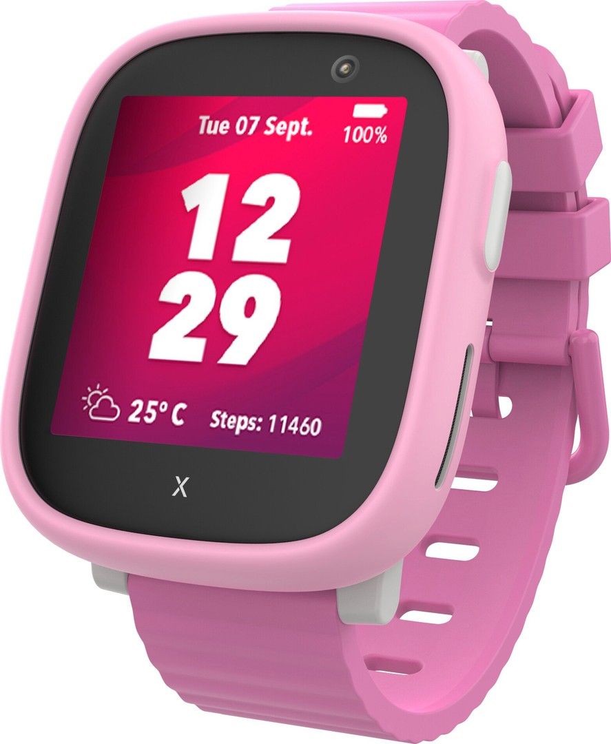 Xplora X6Play kellopuhelin lapsille (sisältää SIM kortin) (pinkki)