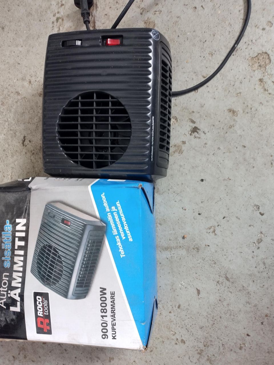 Lisälämmitin 900/1800w