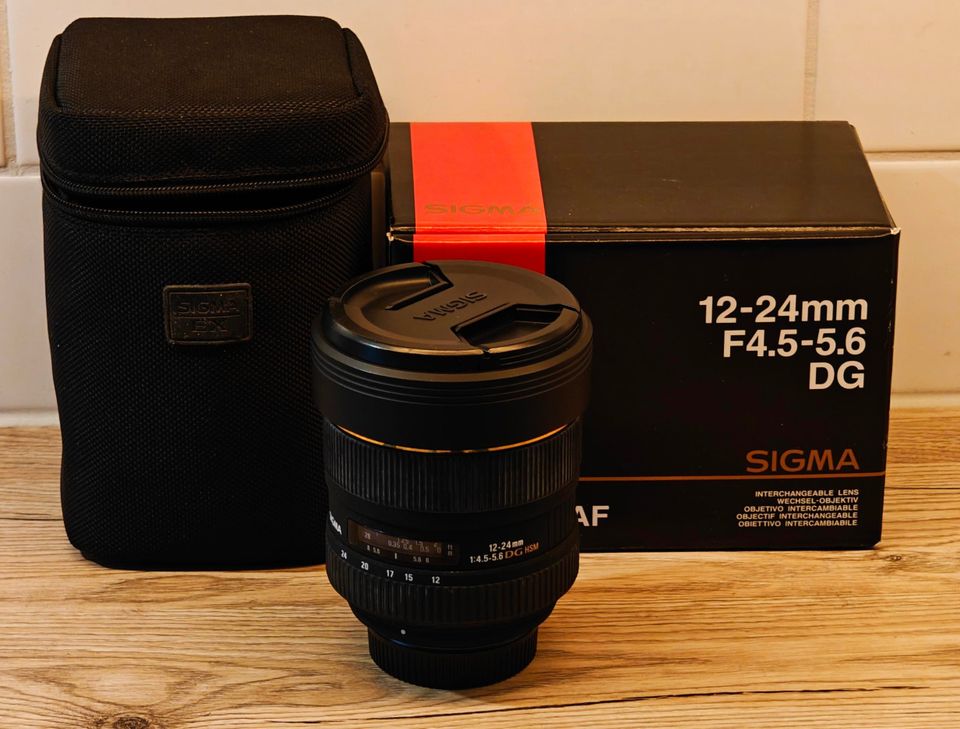 Sigma 12-24mm f4.5-5.6 DG EX Nikoniin