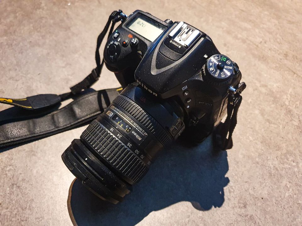 Myydään käytetty Nikon D7100 kamerapaketti