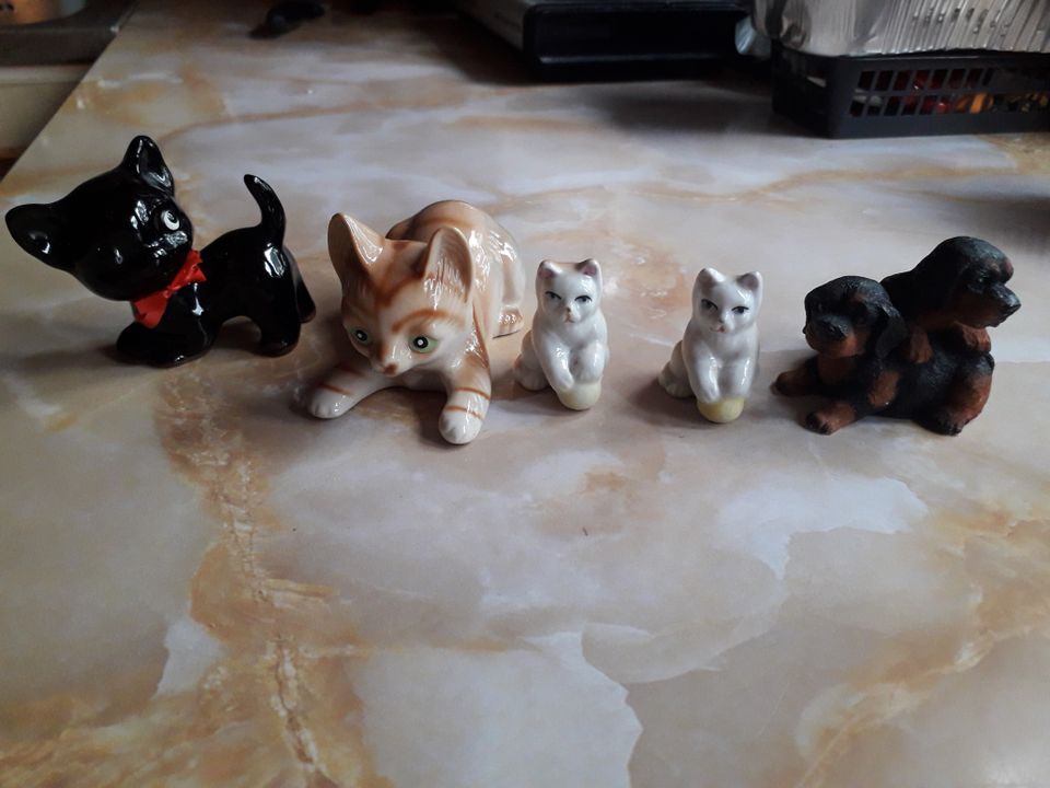 5 eläin figuria
