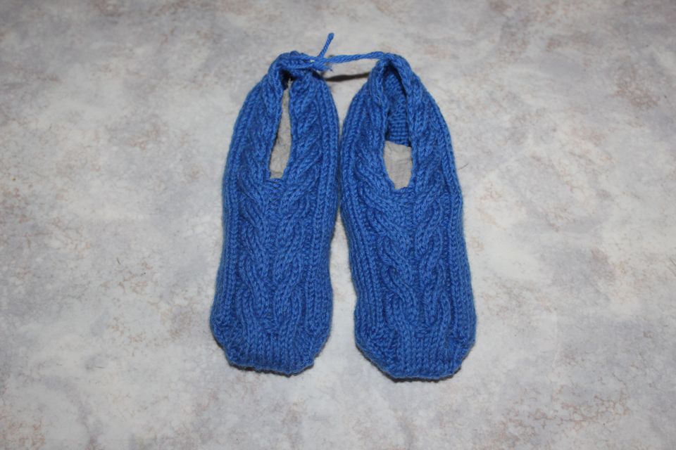 Varrettomat sukat/kotitossut 37-39, sininen