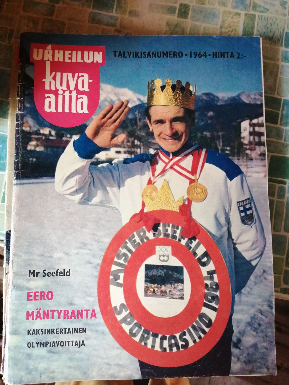 Urheilu Aitta - lehden talvi -ja kesäolympialaisten erikoisnumero vuodelta 1964