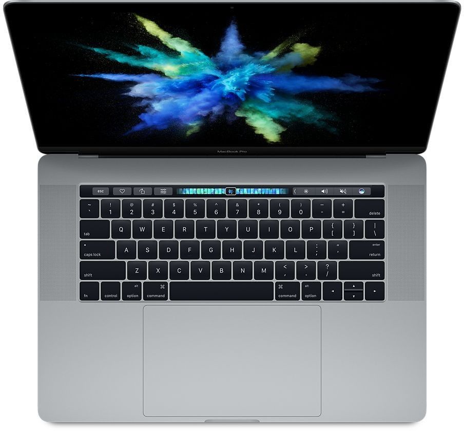 Apple macbook pro (15-tuumainen, 2017, neljä thunderbolt 3 -porttia), i7-7700hq/