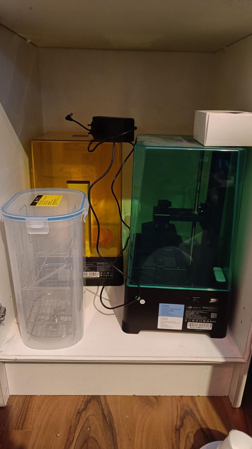 Hartsi 3D tulostin + kaikki tarvittavat vermeet ja aineet (Käyttämättömiä!)