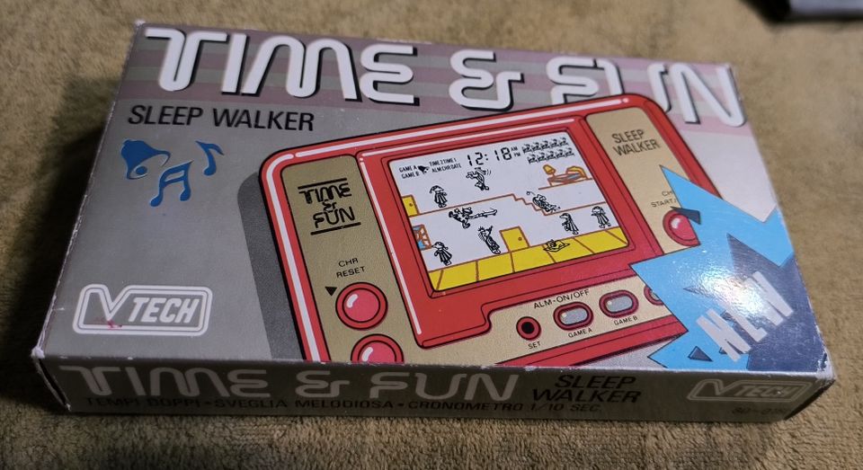 Time & Fun konsolipeli Sleep Walker, alkuperäinen pakkaus