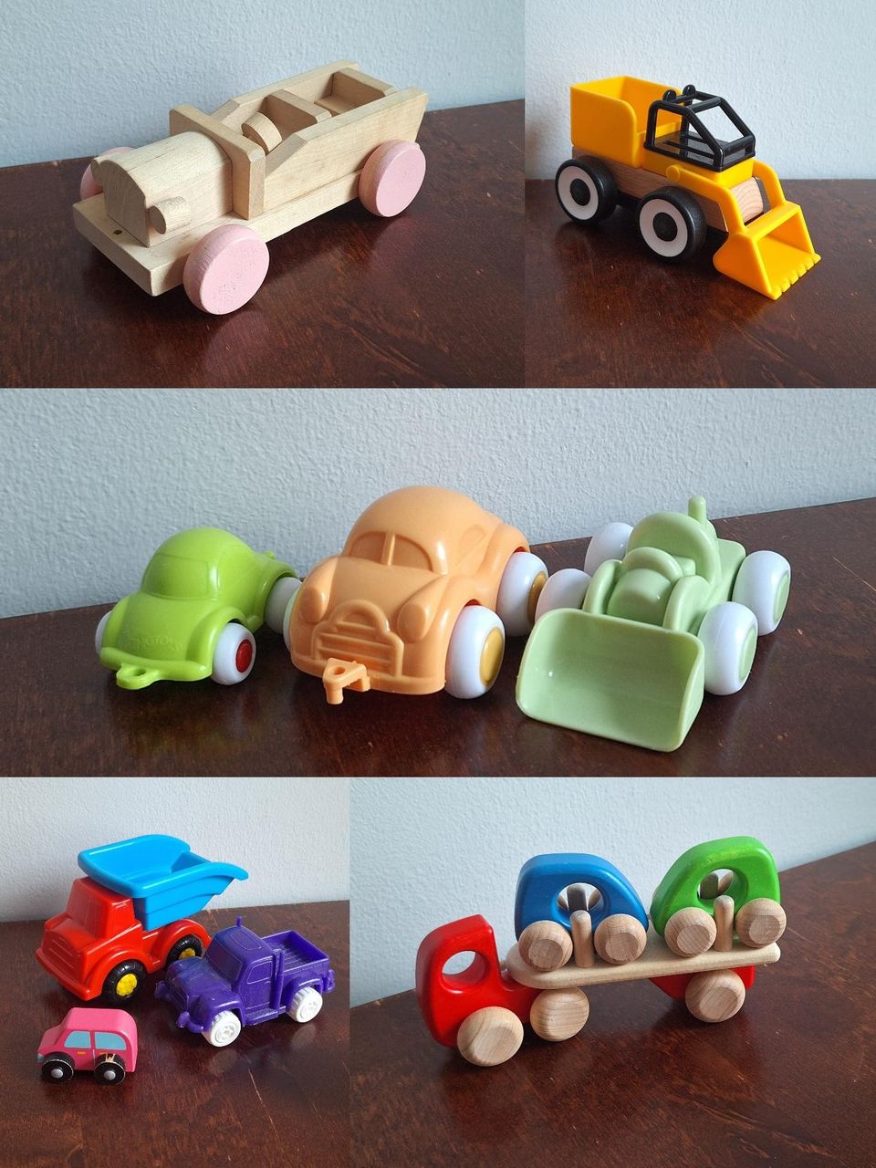 Pieniä leluautoja
