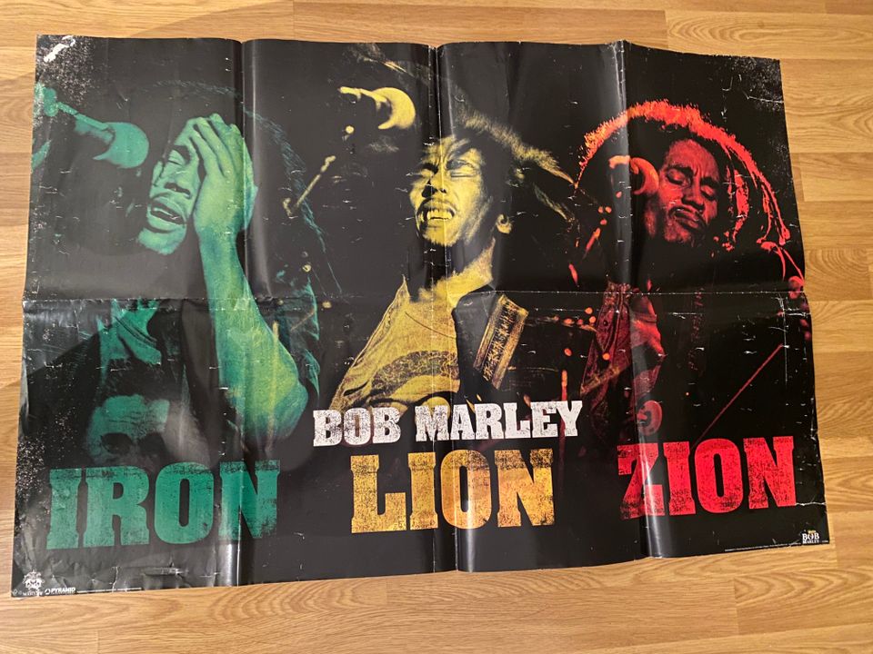 Bob Marley juliste ja tarra