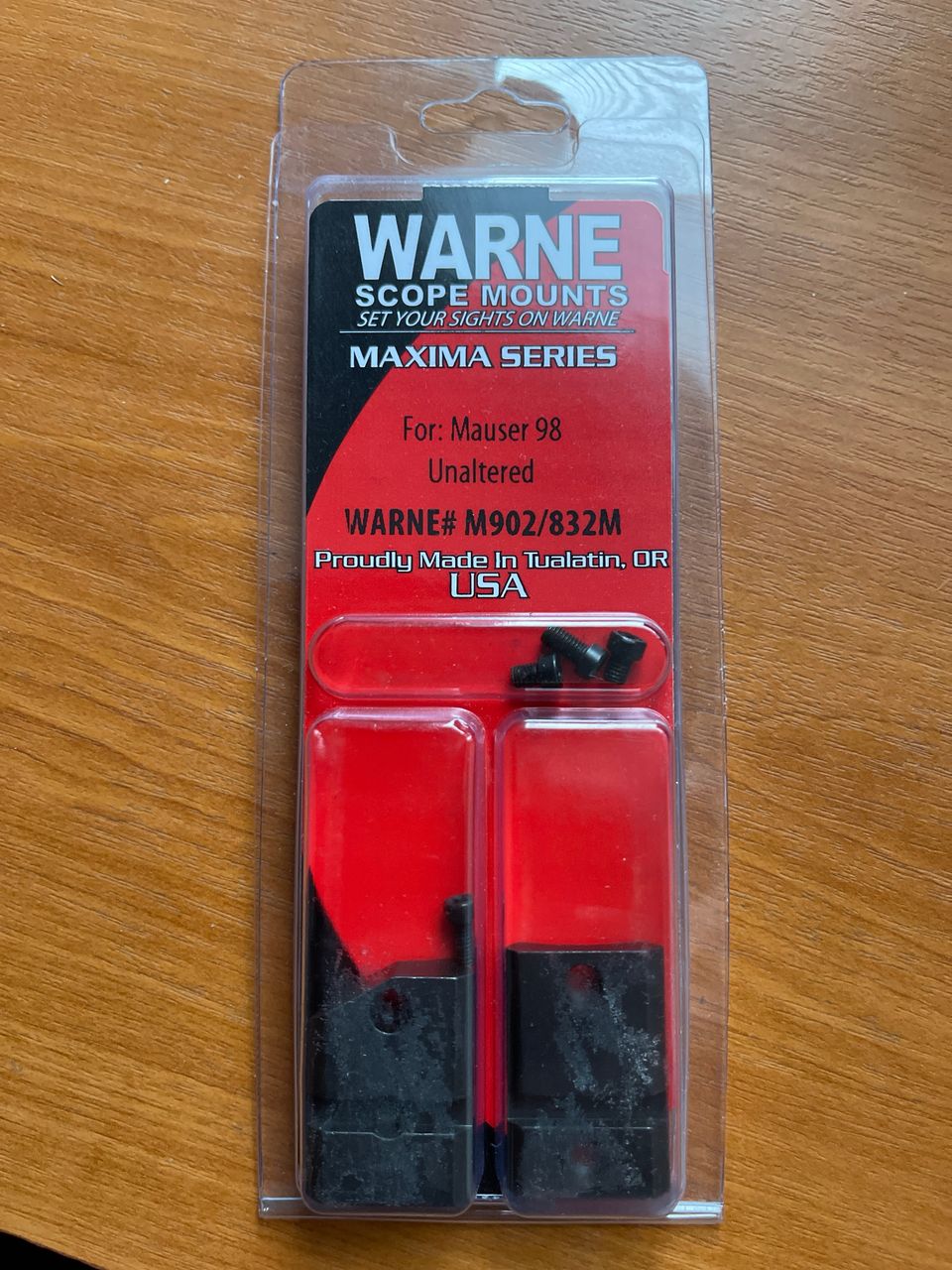 Warne M902/832M weaver kiinnikkeet