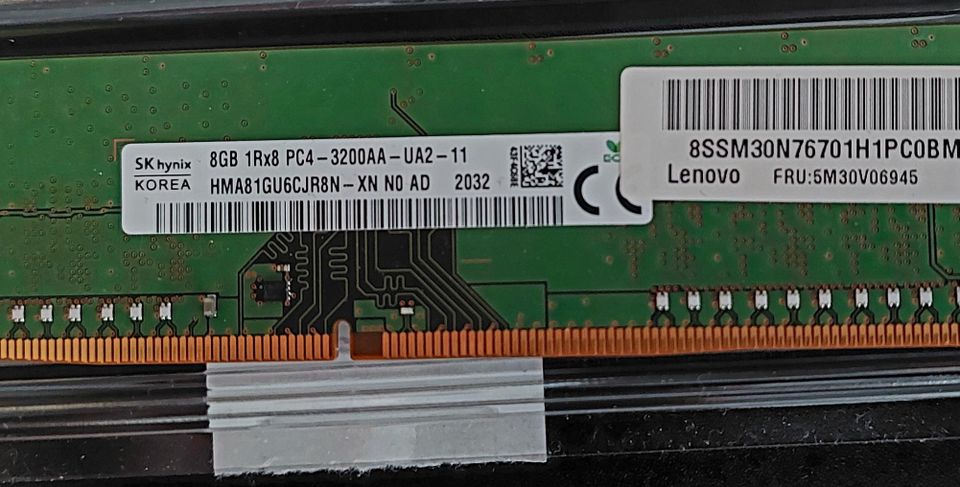 8GB 3200MHZ DDR4 muistikampa