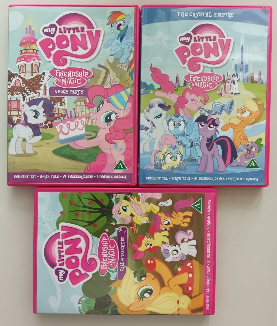 My Little Pony: Friendship Is Magic -sarjan DVD:t