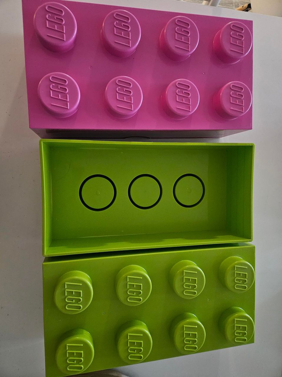 Lego säilytyslaatikko x2
