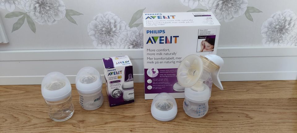 Philips Avent rintapumppu +tarvikkeet