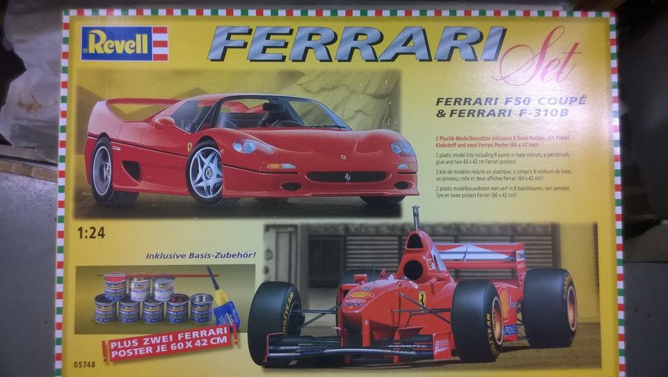 Ferrari Set - Ferrari F50 Coupé & Ferrari F-310B, Revell 1:24
