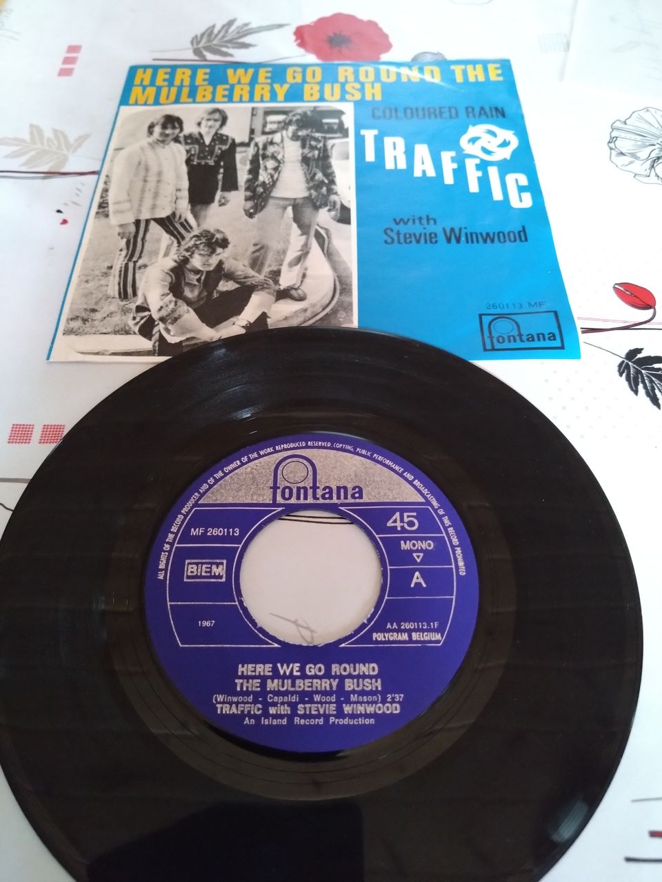 Traffic with Stevie Winwood 7" Single