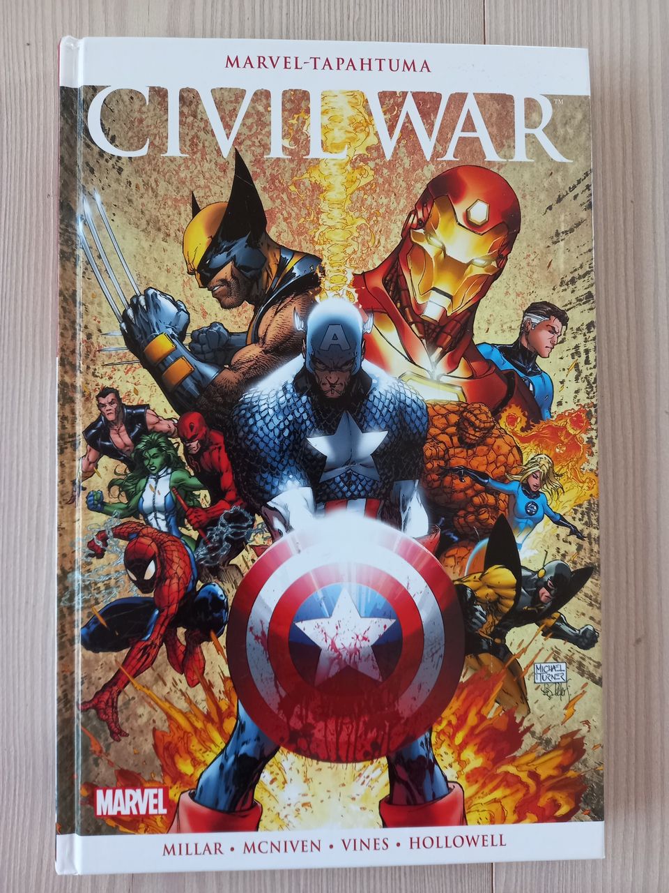 Civil War sarjakuva kirja