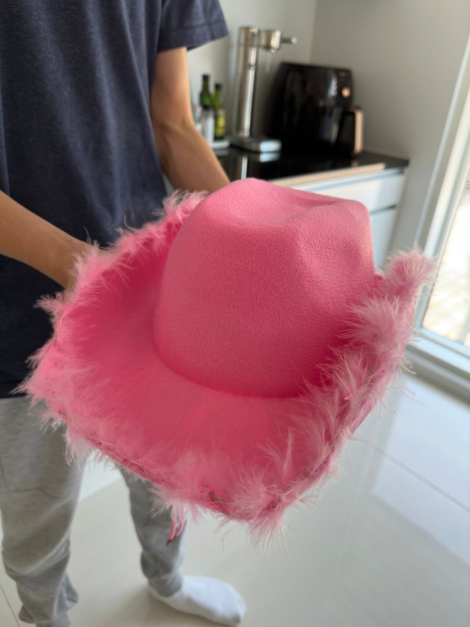 Pinkkejä CowBoy hattuja (28 hattua)