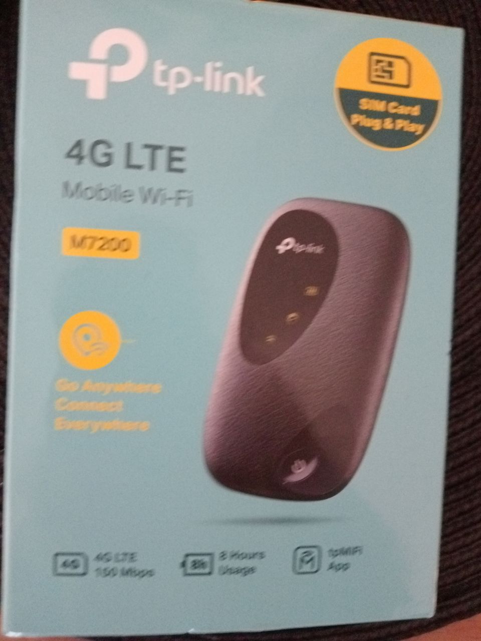 Tp-linkin 4G-mobile wifi tykuasema