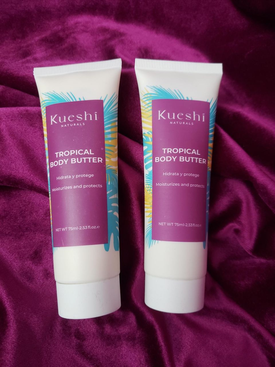 KUESHI NATURALS Tropical Body Butter 2 x 75ml