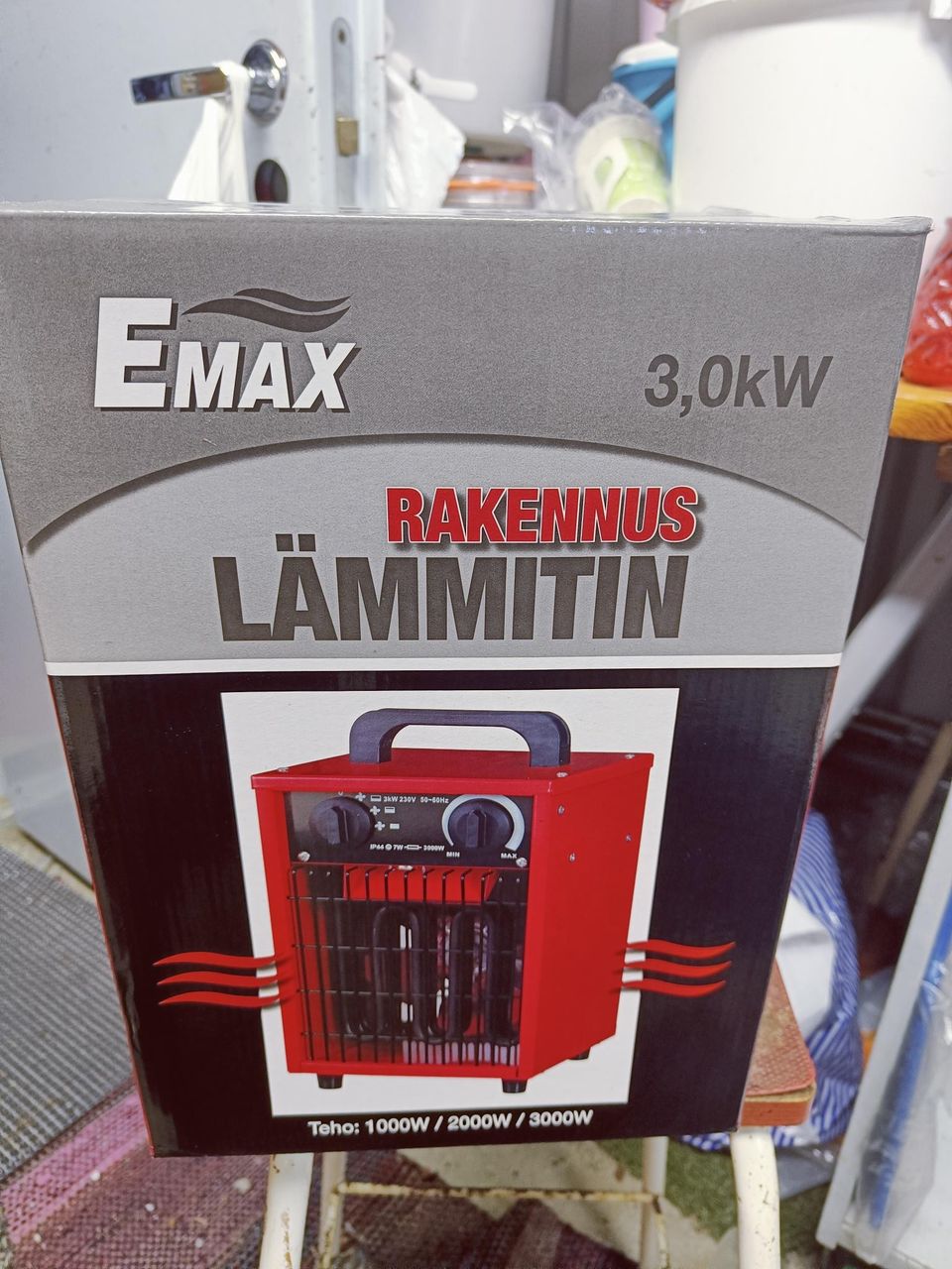 Rakennus lämmitin 3 kW