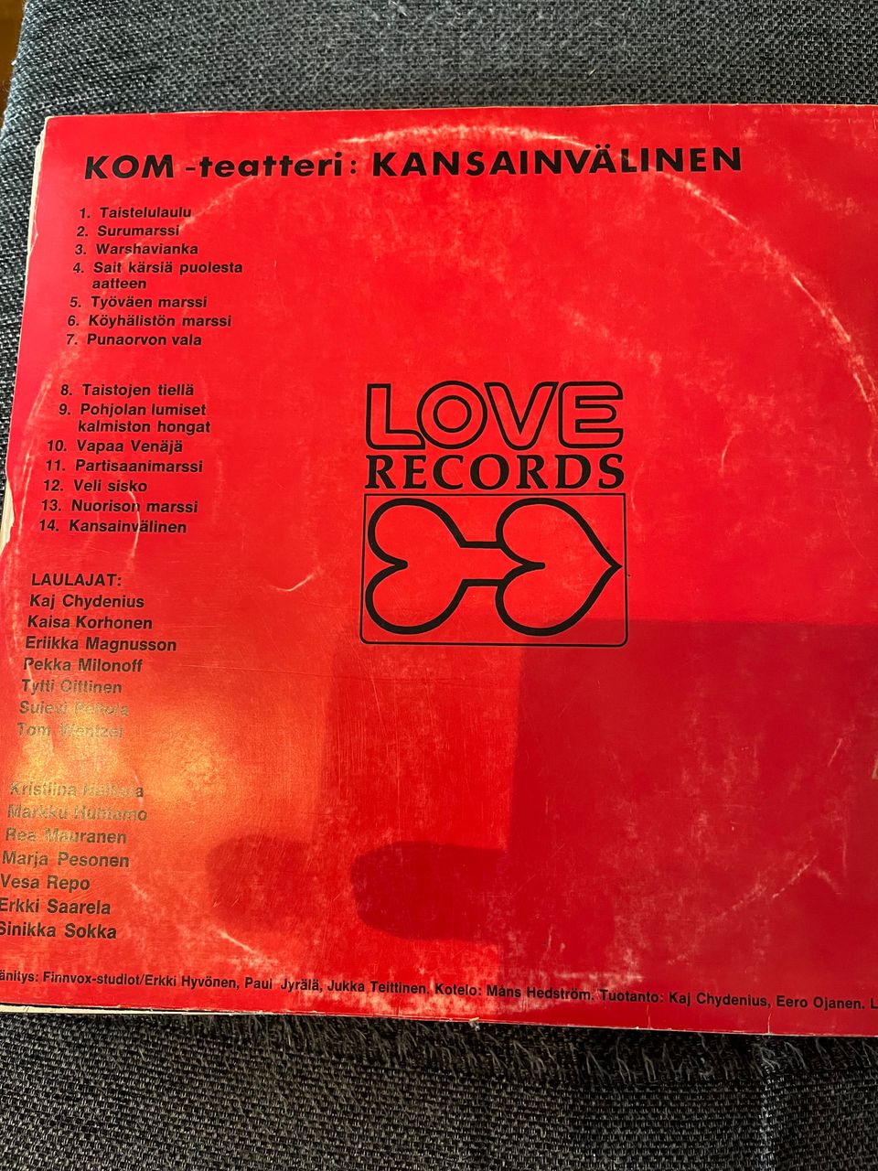 Love records vinyylilevyjä, tarjoa!