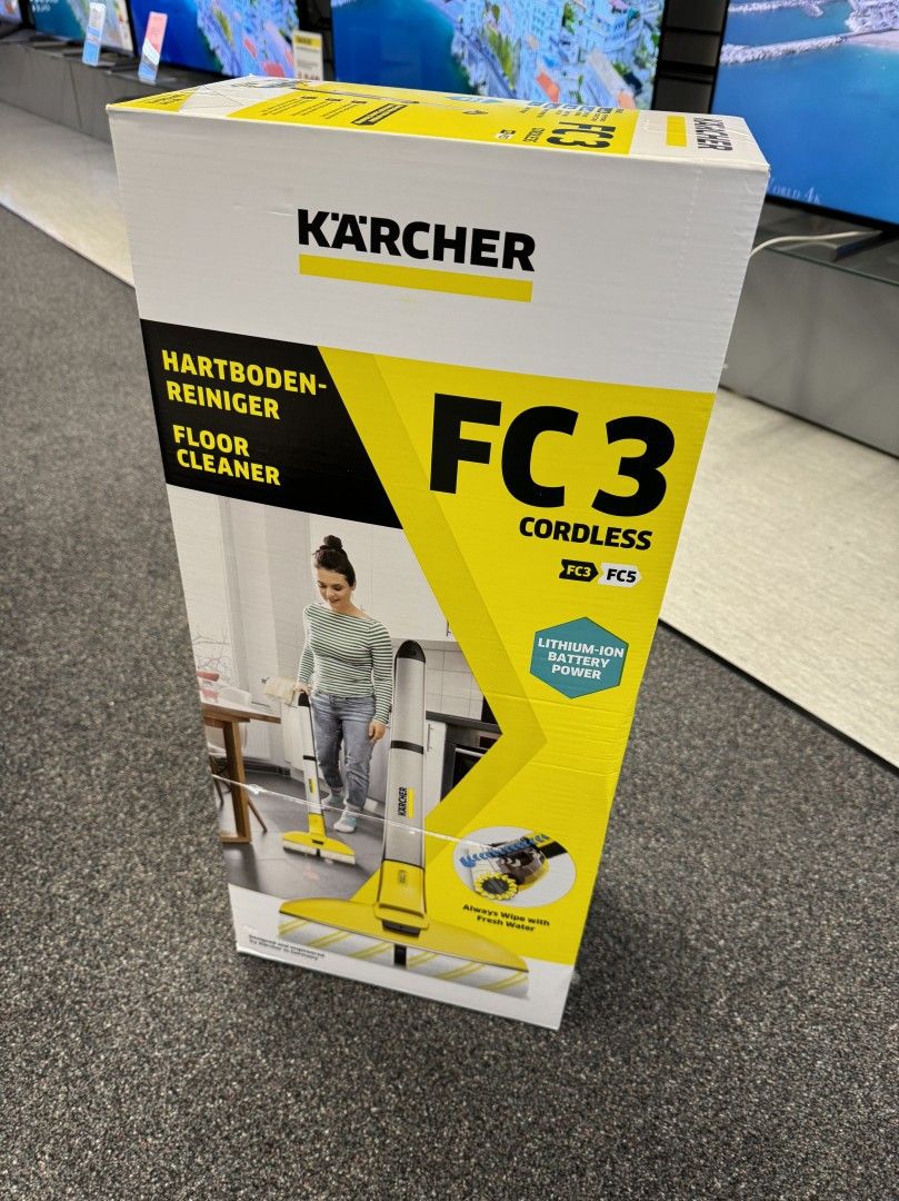 Kärcher FC3 lattiapesuri akullinen
