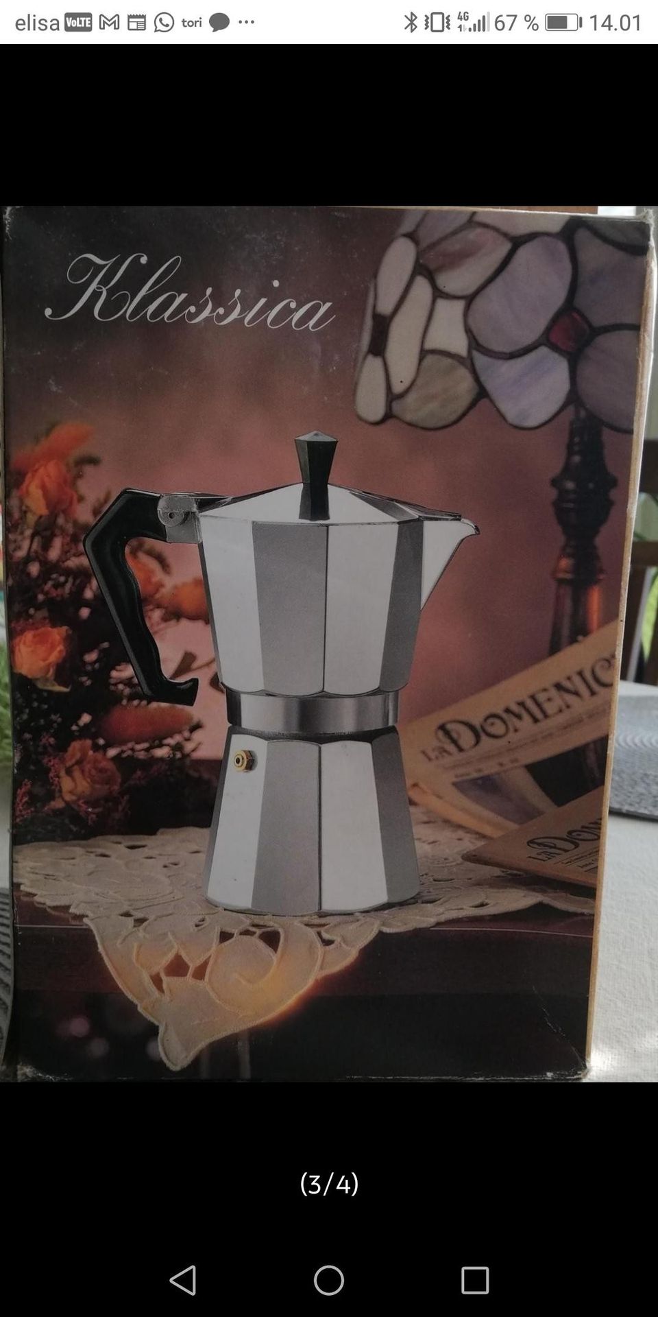 VARATTU Uusi Klassica espresso kahvinkeitin