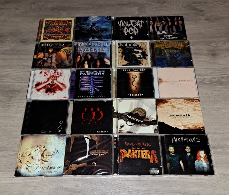Metalli & rock CD:t