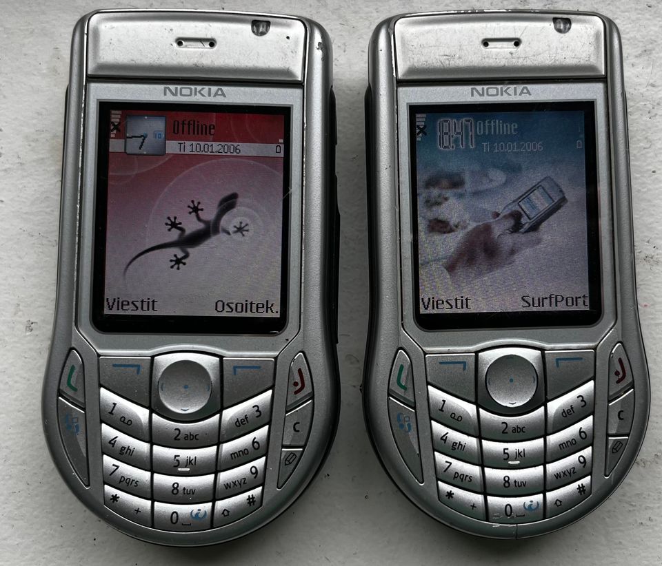 Myydään 2kpl Nokia 6630