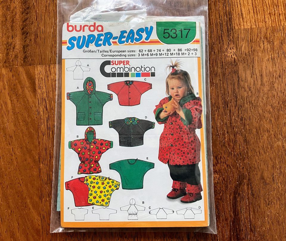 Valmiskaavat Burda Super-Easy 5317 : Pusero+takki