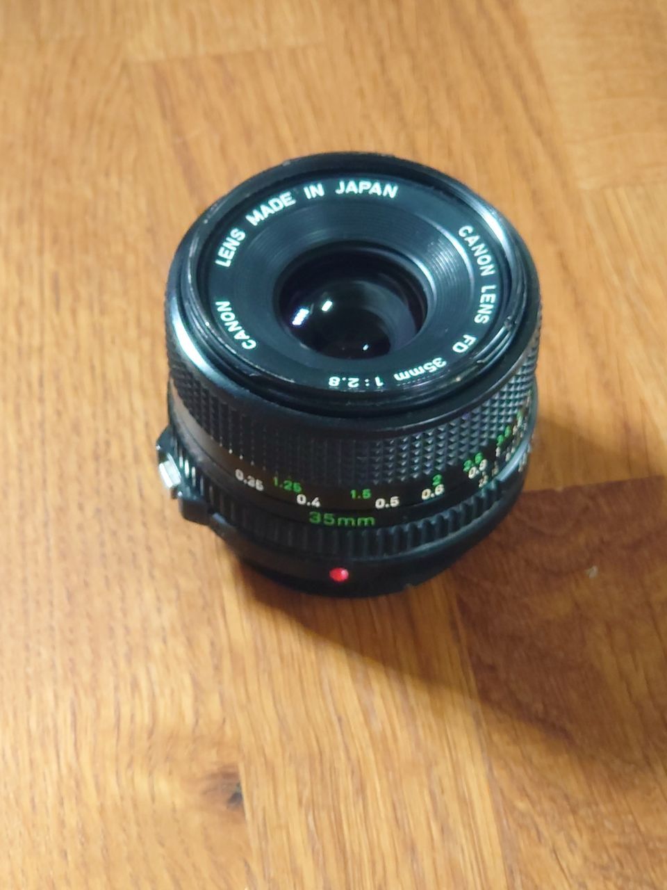 Canon lens FD 35mm 1:2.8
